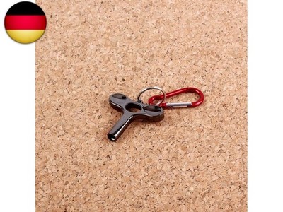 Alnicov Jazz Drum Skin Tuning Key Tool Schlüsselschlüssel mit Schlüsselring und 