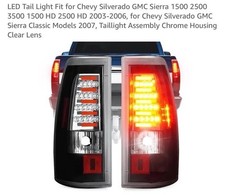 New-dgx168rear Tail Lights Compatible With Chevy Silveradogmc And More Rd