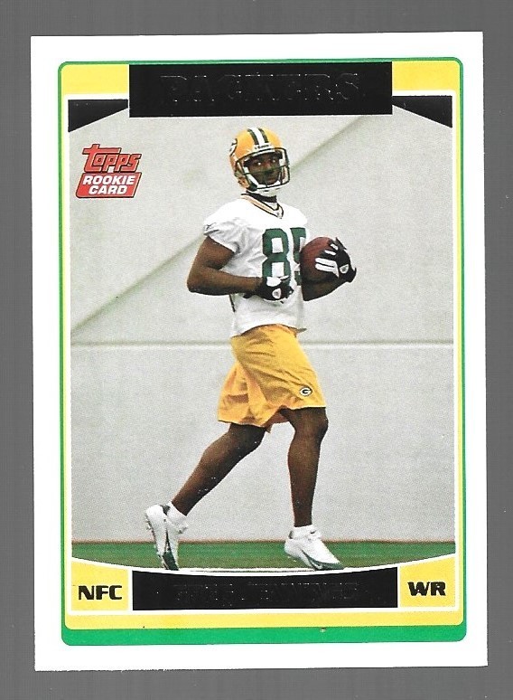 D 2006 Topps Football Greg Jennings ROOKIE #369 EXC