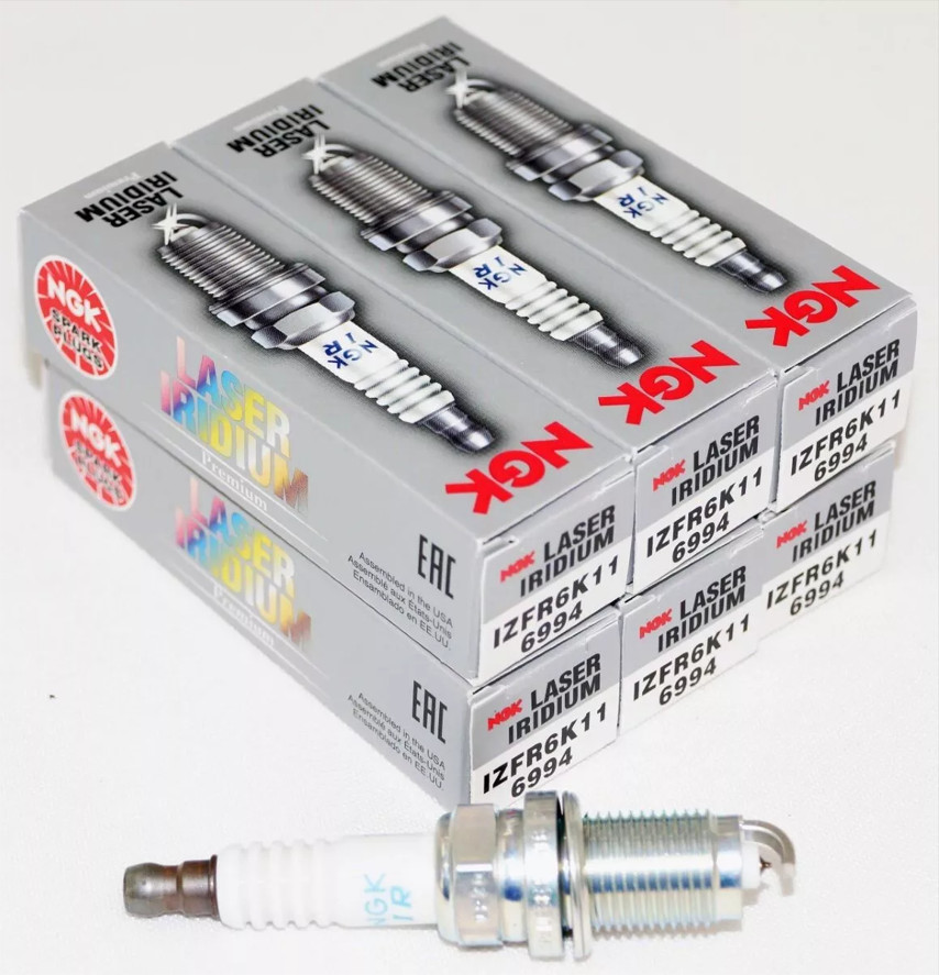 NEW 6x NGK Iridium Spark Plugs IZFR6K11 for Acura Honda Accord MDX TL RL USA V6