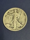 1918d Walking Liberty Silver Half Dollar 50C | Walker Coin - 90% Silver
