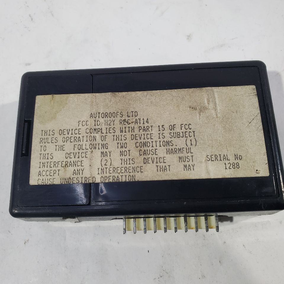 Bentley Turbo R 1991 Rear Remote controls Set
