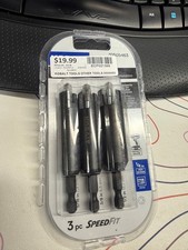 KOBALT 0505463 SELF CENTERING PLUG CUTTER SET...
