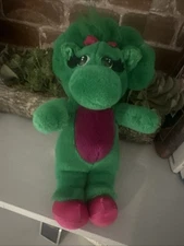 Vintage Baby Bop Barney 10” Plush 1992 Lyons Group Dinosaur Stuffed Animal Toy