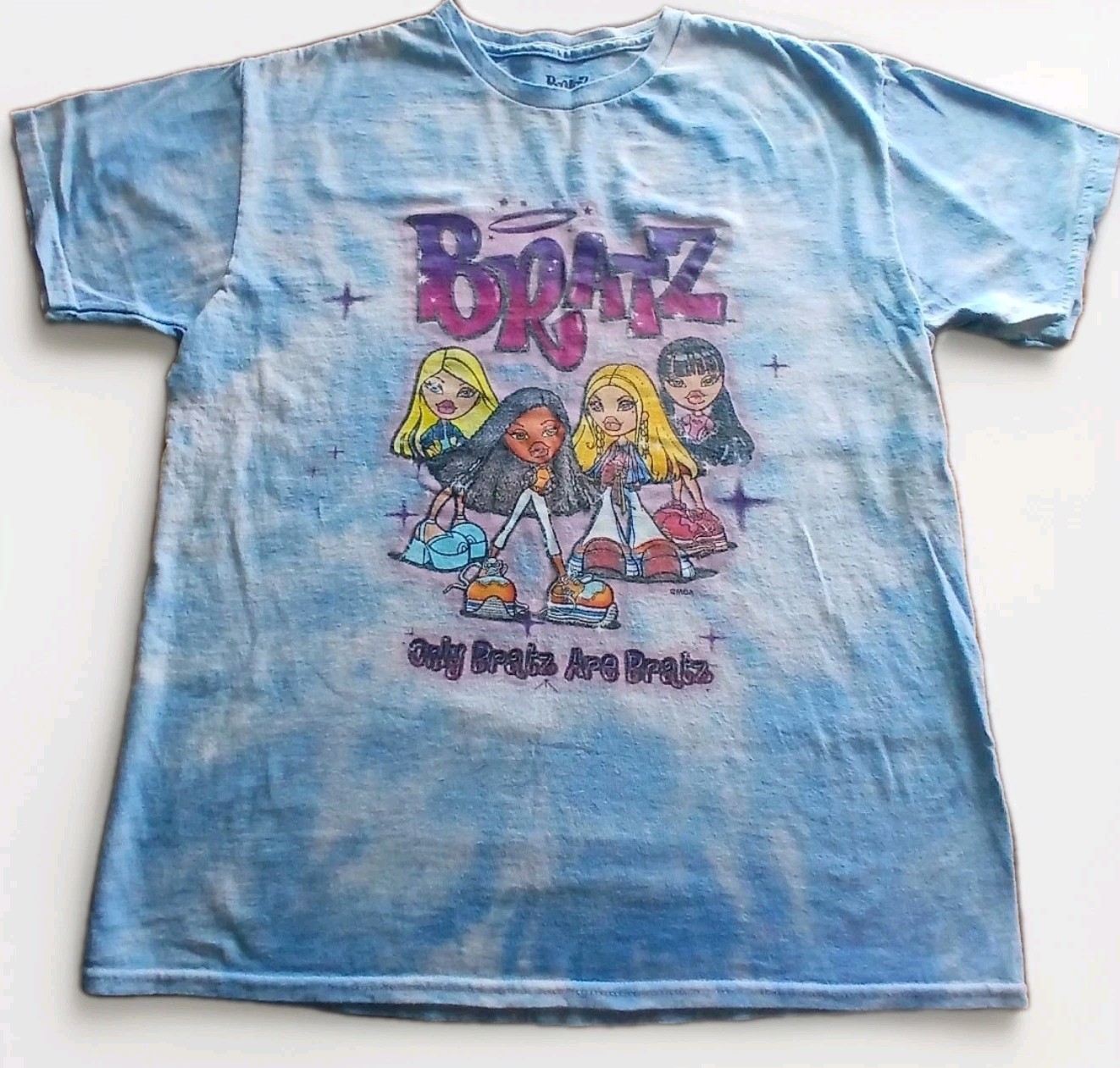 Vtg Only Bratz Are Bratz Y2K 100% Cotton Graphic Tee Official Licensed Size Med