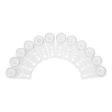  12 Pcs Drapery Rail Sliding Glider Curtain Track Hooks Slider Ball-bearing