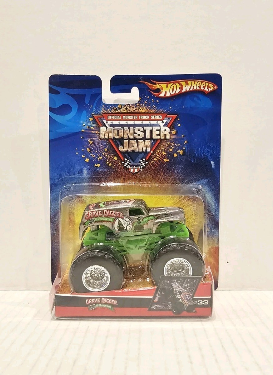 Hot Wheels - Grave Digger 25th Anniversary #33 Monster Jam