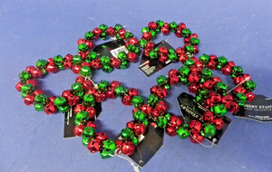 Robert Stanley Set Of 4 Christmas Napkin Rings – Silver & Gold Tone With Jingle Bells – Festive Metallic Red Accents