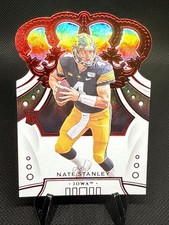 2020 Panini Chronicles Draft Picks Crown Royale Red #75 Nate Stanley RC Vikings