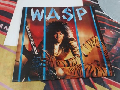 WASP INSIDE THE ELECTRIC CIRCUS 1986 LP POSTER JUGOSLAWIEN FIRST PRINT FRIST RAR