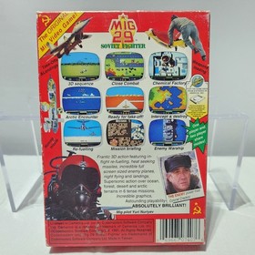 Mig 29 Soviet Fighter Nintendo NES Game Cartridge Complete Box And Manual.