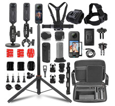 PellKing Insta360 X5 Accessories Kit 54" Selfie Stick Tripod Case NEW
