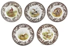 Spode Woodland Set Of 5 Luncheon   Plates- 5 unique designs ---3748---