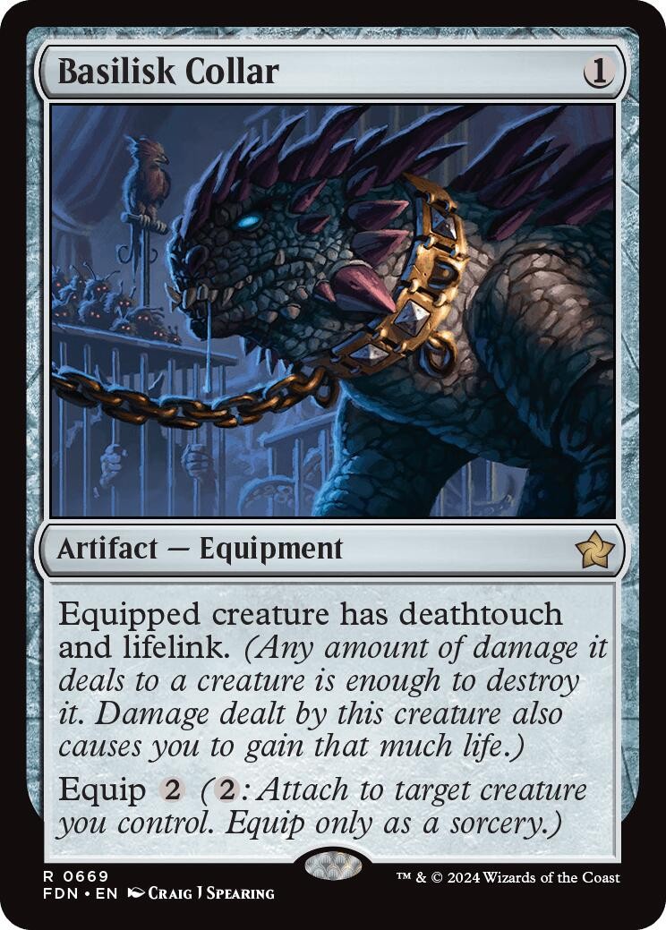 Basilisk Collar - 669 - NM - Foundations