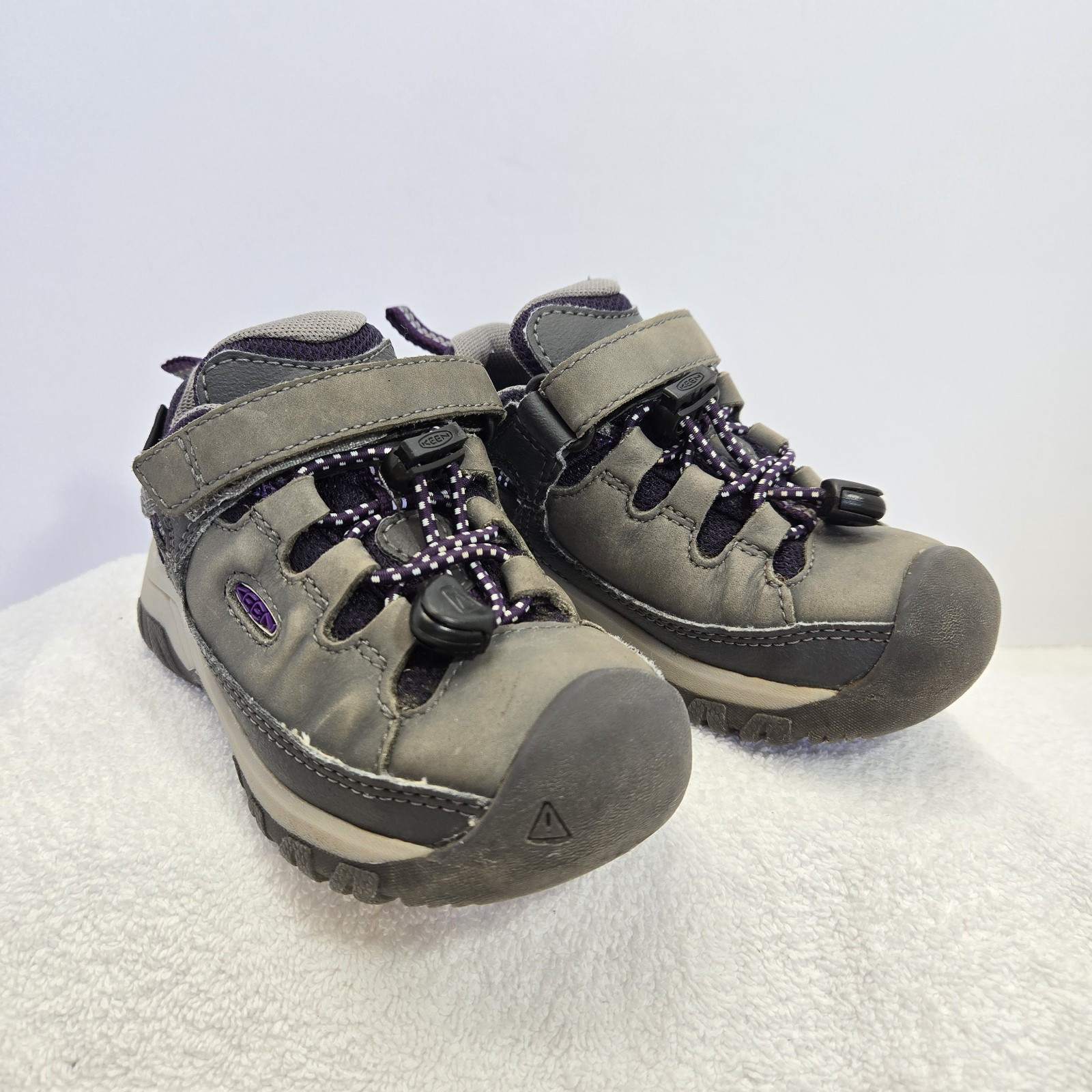 Scarpe da trekking Keen Targhee grigie bambini taglia 8 sneakers impermeabili outdoor