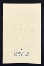 1993 Presidential Open House Clinton Washington DC Vintage Booklet Napkin