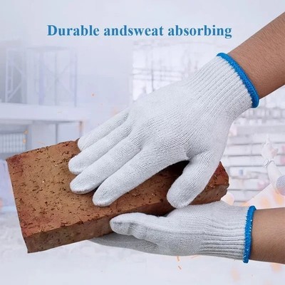 Baumwoll-Arbeitshandschuhe rutschfest Schutz Handschuhe Arbeitsschutz