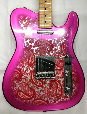 Tokai Breezy Sound Pink Paisley Telecaster Guitar | eBay