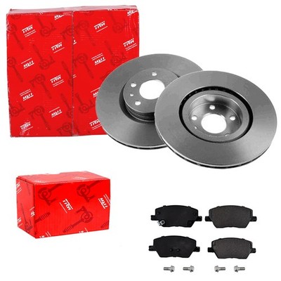 TRW BREMSSCHEIBEN 284mm + BELÄGE VORNE passend für FIAT TIPO 356 Limo + Kombi