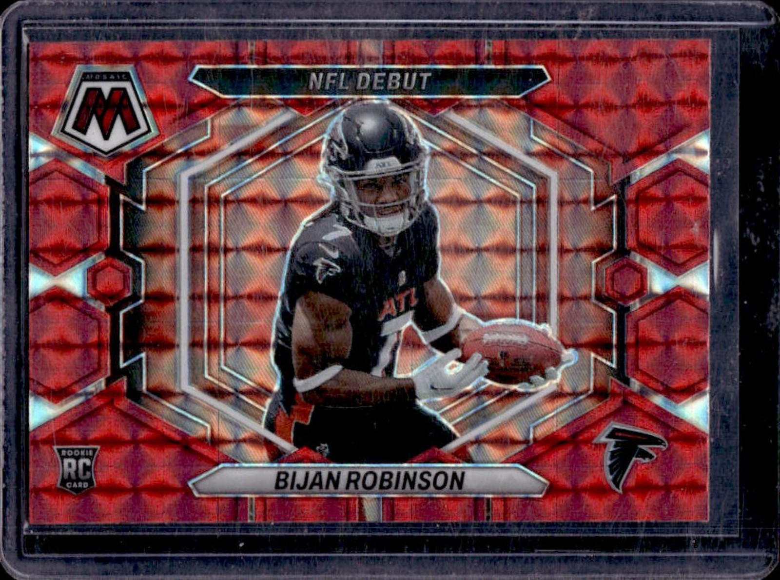 2023 Mosaic Bijan Robinson RC Red Rookie NFL Debut #ND-9 Falcons