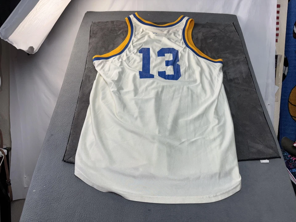 Vintage Reebok UCLA #13 Basketball Jersey White/Blue/Gold Men’s Size XXL - Image 2 of 4
