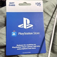 PlayStation Store 25 Gift Card Scratch-Off PIN for PS5  PS4  PS5
