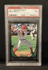 2011 Bowman Draft Picks & Prospects Mike Trout #101 (RC) PSA 7