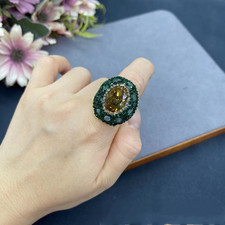 Christmas Jewelry Gift Pearl 4Pc Set Ring Necklace Earrings Bracelet for Women