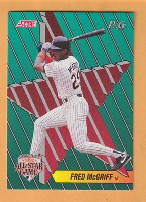 Fred McGriff San Diego Padres 1992 Score Procter and Gamble #11 HOF