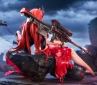 Hobby Sakura Nikke Red Hood Nonsense Red 11In 1/4Th Deluxe Painted Figure Model