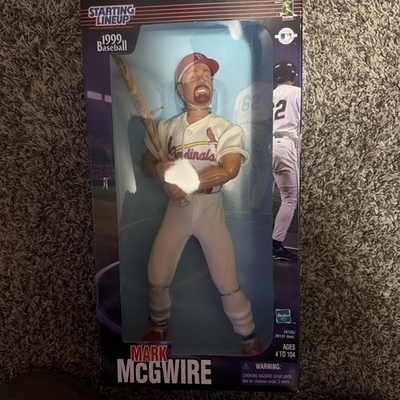 #ad Mark McGwire St. Louis Cardinals Hasbro Starting Lineup 12quot; Figure Doll NRFB VTG $35.00