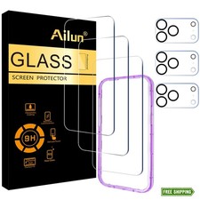 Ailun 3 Pack Screen Protector for iPhone 17