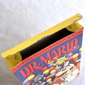 Nintendo Dr. Mario NES 1990 scatola manuale CIB gioco autentico non testato