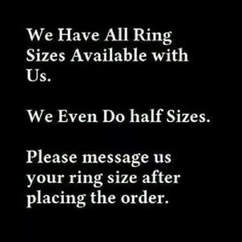 1.60 Ct Princess Cut Natura Garnet Diamond Ring 14K Solid White Gold Size All - Image 4 of 4