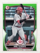 2023 Bowman Ariel Almonte Neon Green /399 #BP-78 Cincinnati Reds