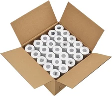 MFLABEL 2-1/4" x 50' Thermal Paper Rolls - 100 Rolls Bulk POS Receipt Papers