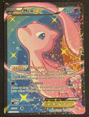 Pokémon TCG Mew-EX Full Art Ultra Rare Holo RC24/RC25 English 2013 