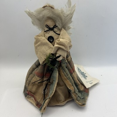 Vintage Henry Curtis Handmade Angel Ornament  Eliza  Original Tag Signed