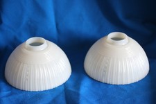 Macbeth-Evans/Corning Petal Ware Monax Light Shades 1.5 in Fitter-set of 2