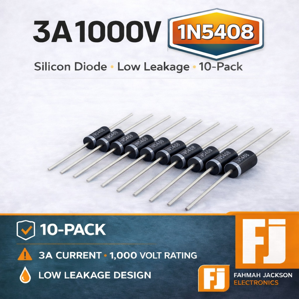 1N5408 IN5408 Rectifier Diodes 3A 1000V DO-201AD Through-Hole 10-Pack