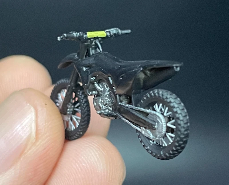 1:64 KX450 Dirt Motorcycle Motor Bike Model Resin - Image 4 of 4