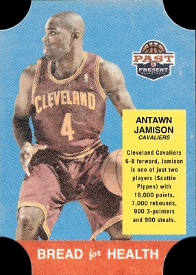 Antawn Jamison - 2012 Panini Past & Present - Die Cut - Bread for Health #30