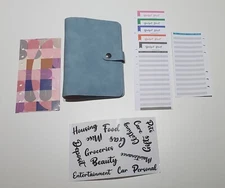 Budget Planner Gray-green A5