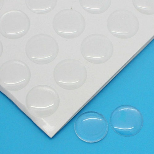 200 Circle Clear Round Epoxy Resin Stickers – 12mm (0.5 in) - 第 3/3 張圖片
