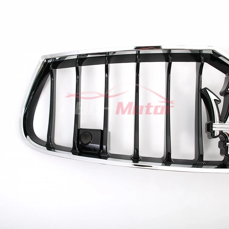 For Maserati Ghibli SQ4 Front Radiator Chrome Black Original Grill 2014 - 2017 - Image 4 of 4