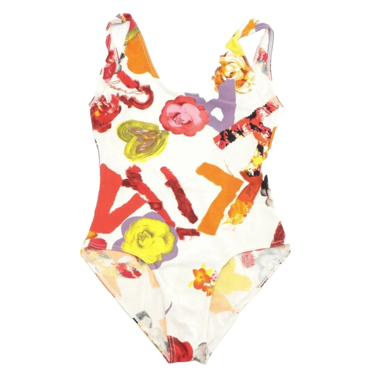 Traje de baño de una pieza CHANEL Blanco para Mujeres