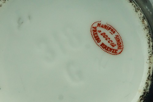 Ginori DOCCIA Tetera de porcelana pesada muy dura 1800 XIX IMPERIO nivel Meissen - Imagen 16 de 18
