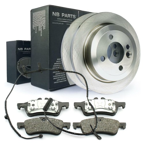 Front Brake Discs & Pads Kit For Mini Cooper R50, R53, R52 - Includes Wear Sensor, Rust Resistant