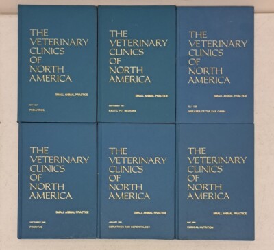 The Veterinary Clinics Of North America Small Animal Journal, Lot Of 6. #5.4.6