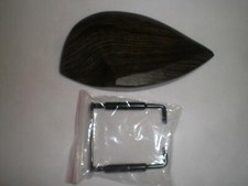 1 PC Quality Ebony Violin Chin Rest 4/4  Black Chin Rest Clamp 201 